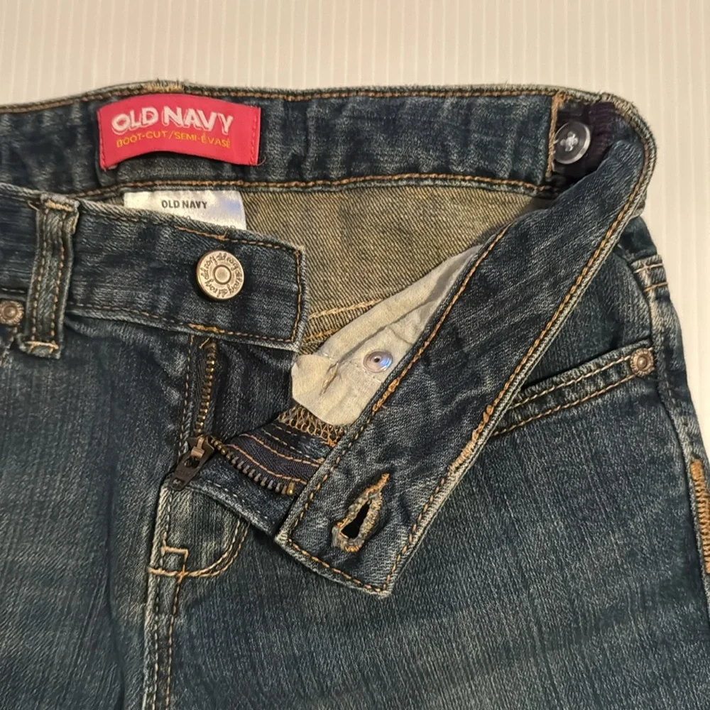 Old Navy Adjustable waist, Boot-Cut Jeans.  Girls size 10